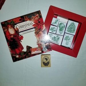 🎅 Victorian Christmas Rubber Stamps